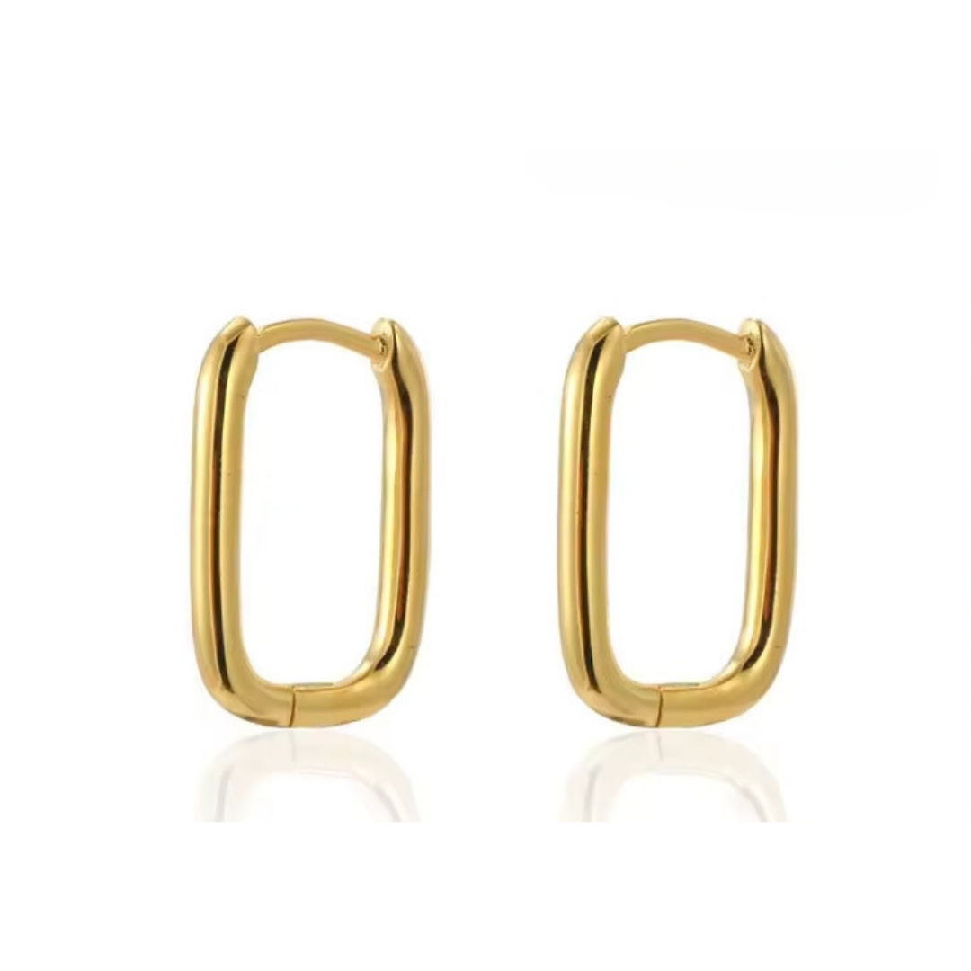 Golden Hoop Earrings