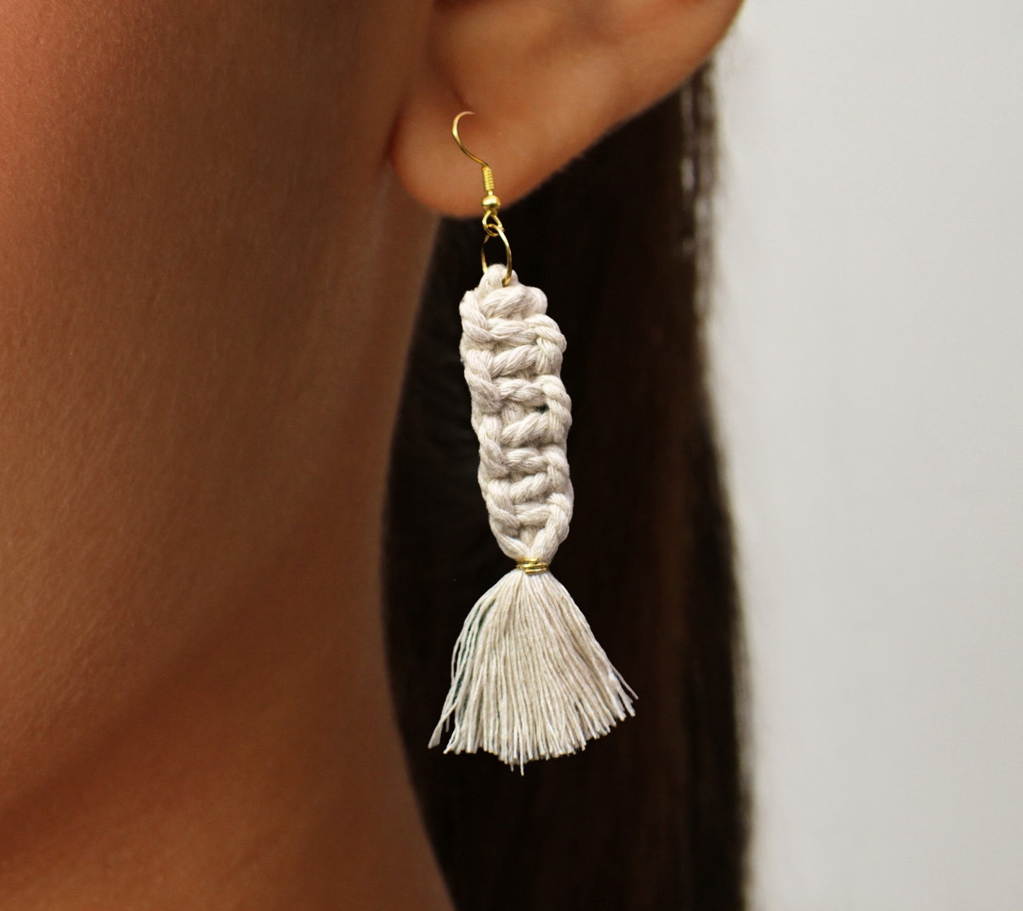 Sabhyata Macrame Earrings : Handmade