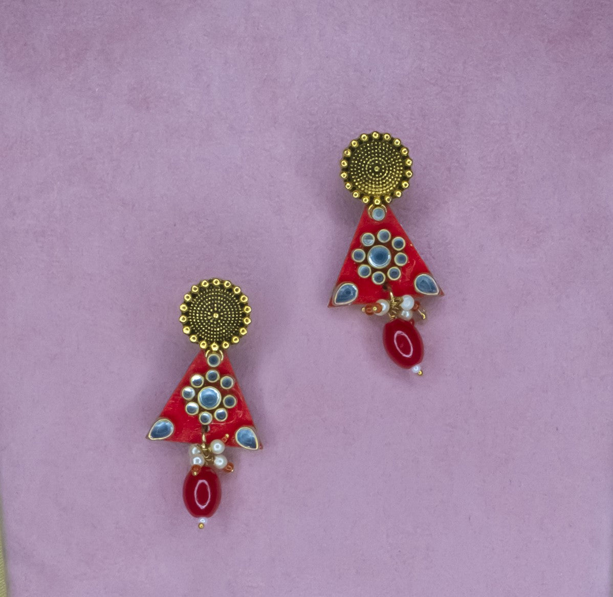 Brown, Gold Brown And Gold Terracotta Jhumka at Rs 960/pair in Hyderabad |  ID: 17316872462