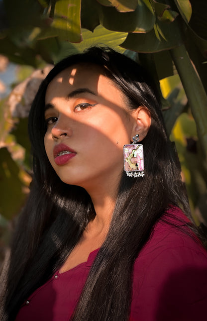 Shalu Fluid Earrings : Handmade