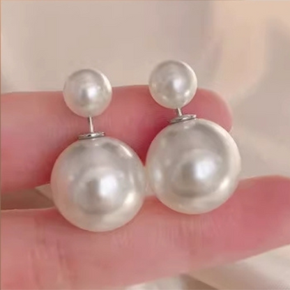 Pearl Big Statement Earrings