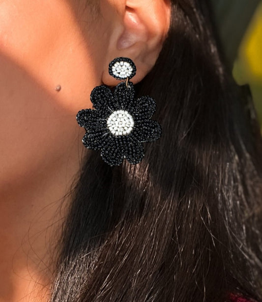 Pankhuri Embroidered Earrings : Handmade