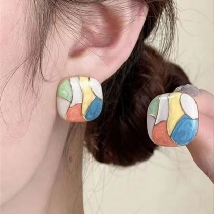 Colorful Stud Earrings