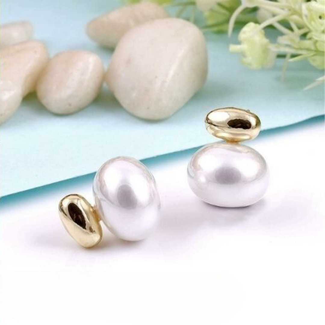 Pearl and Golden Earrings