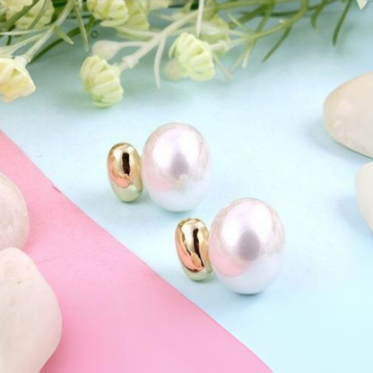 Pearl and Golden Earrings