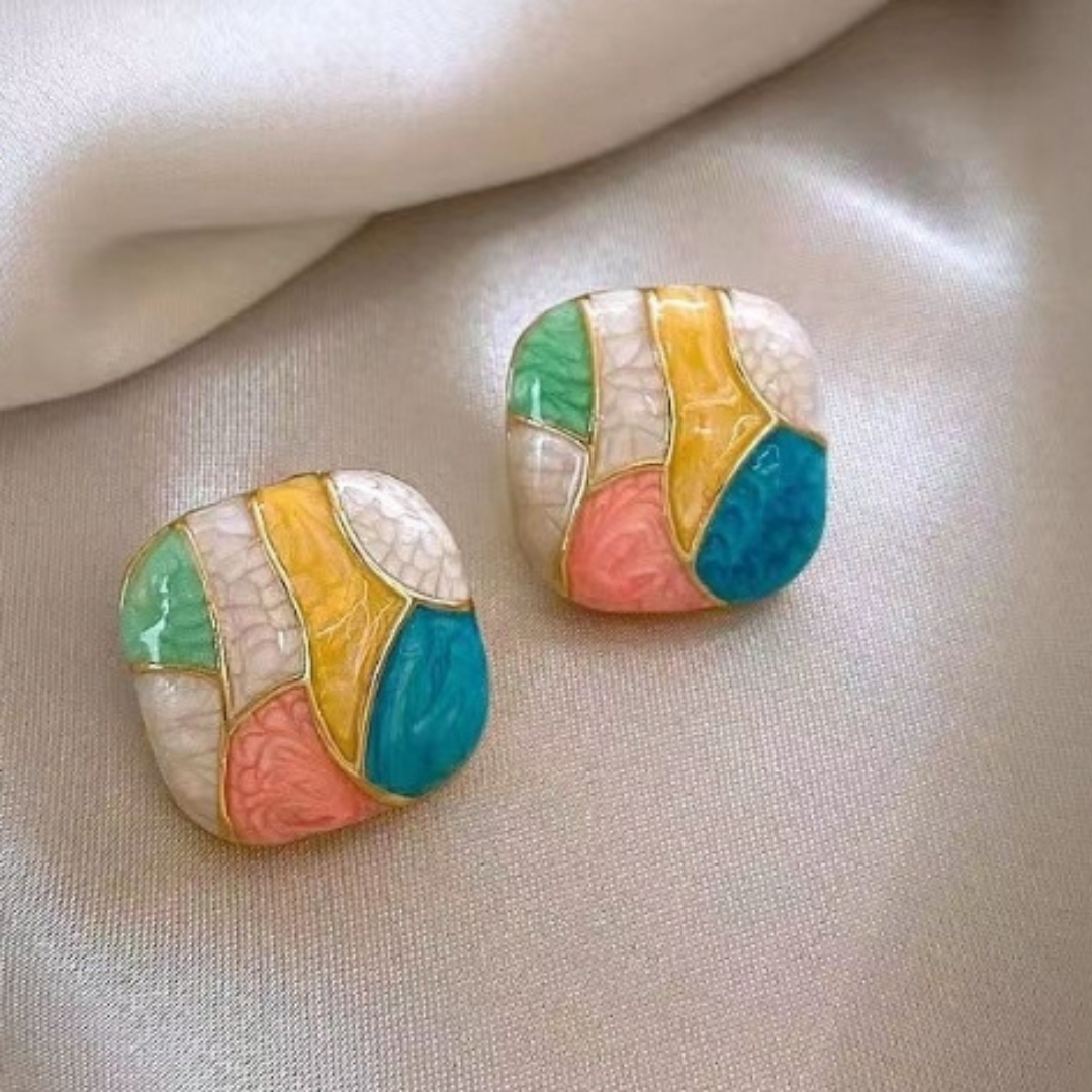 Colorful Stud Earrings