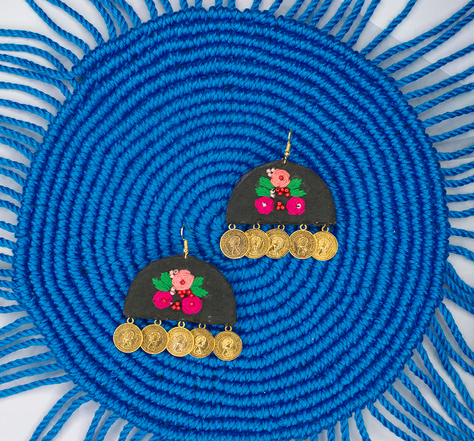 Embroidered Earrings : 11 Steps (with Pictures) - Instructables