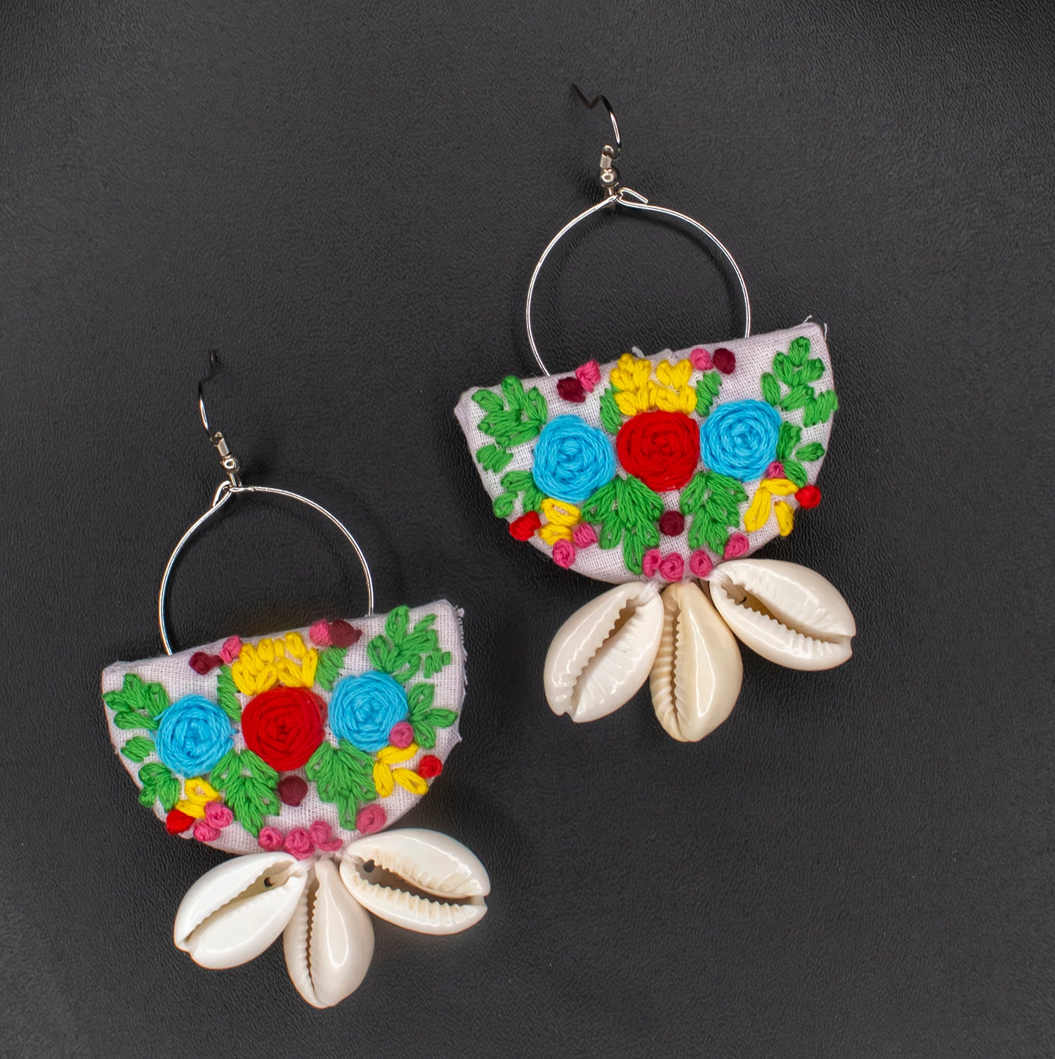 MACHINE EMBROIDERY DESIGNS - 10 FSL EMBROIDERY EARRINGS DESIGNS -  MULTI-FORMAT | eBay