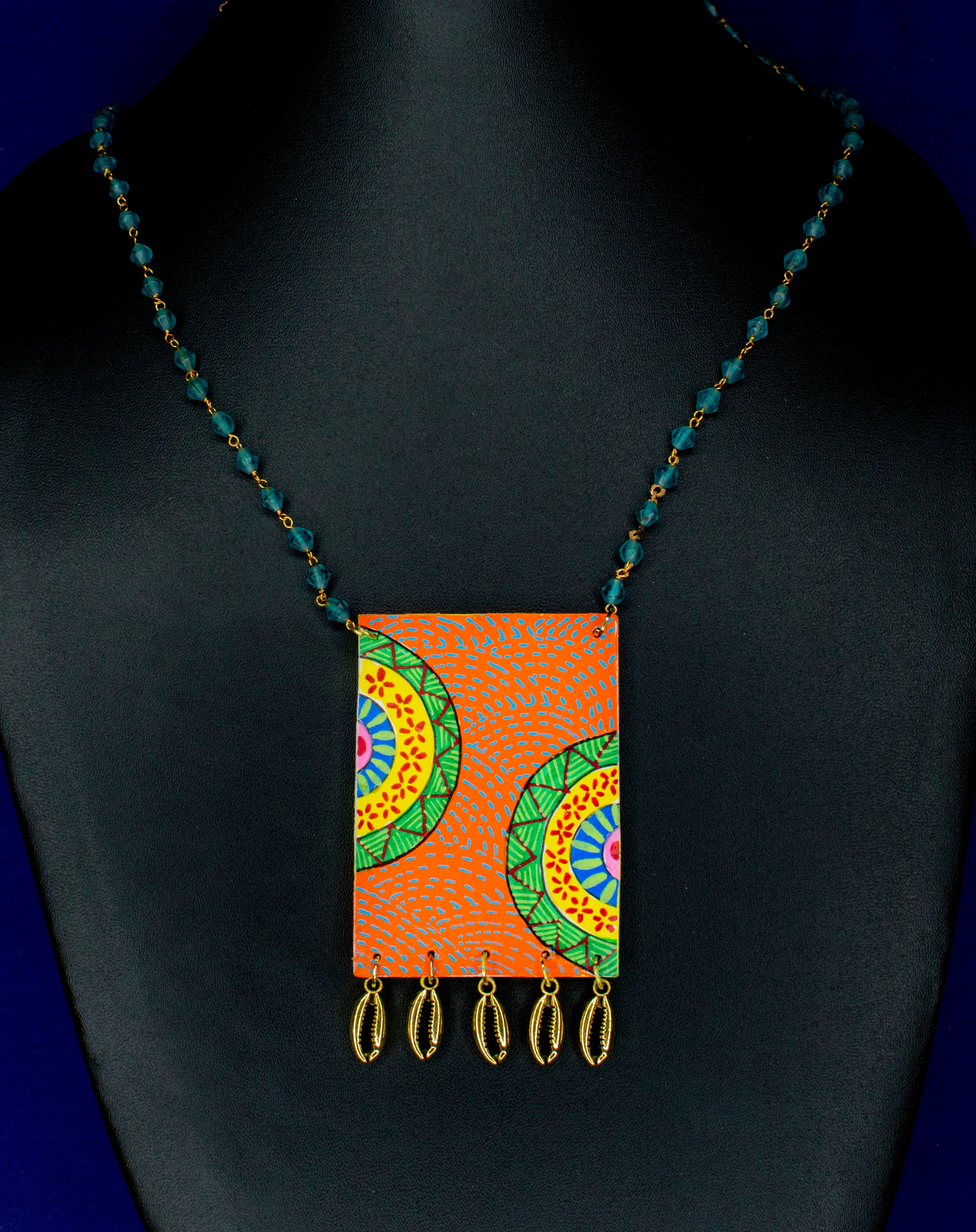 Malay Necklace Handpainted Handmade Gifts l Artscrafted ArtsCrafted