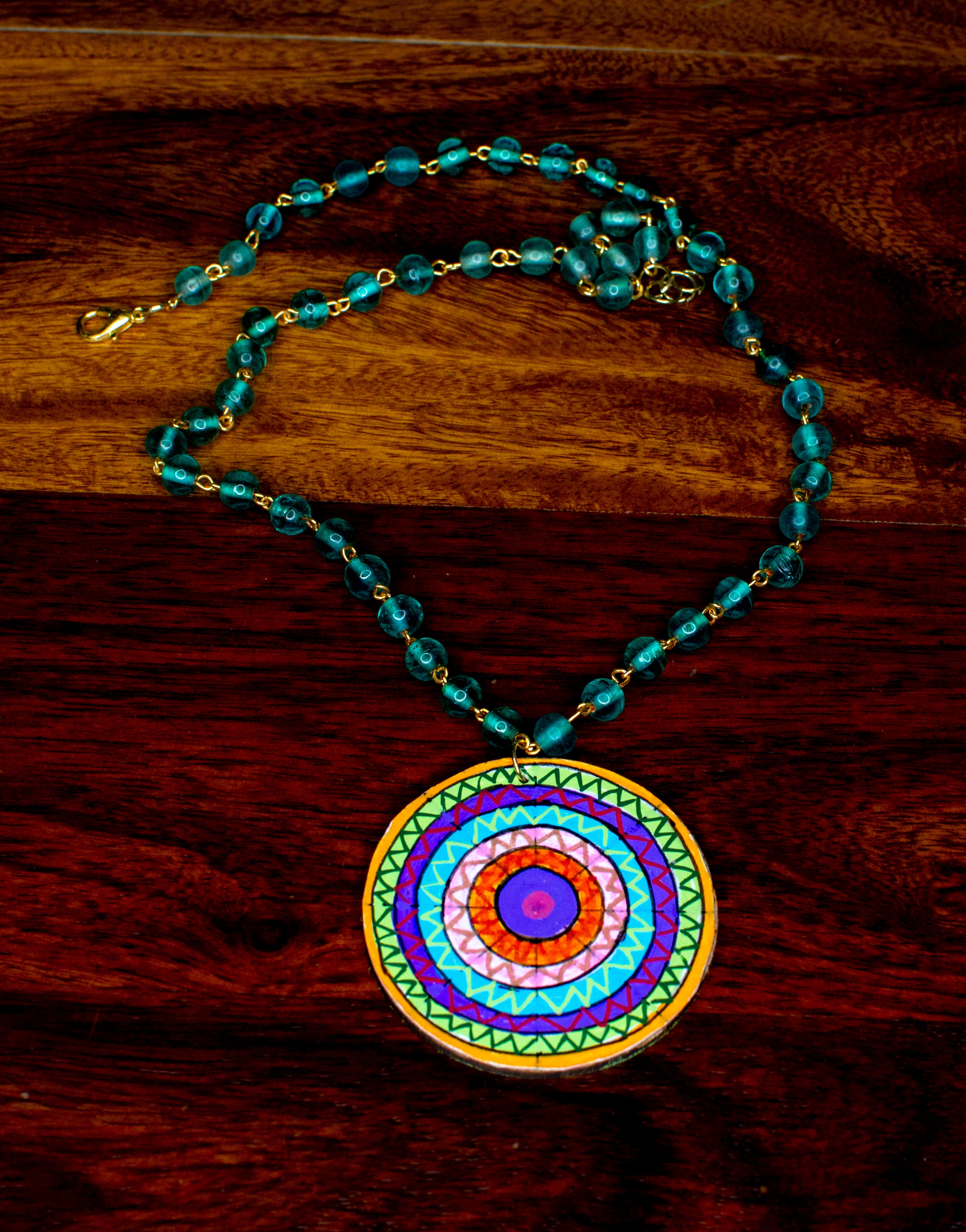 Hand painted jewelry pendants hotsell