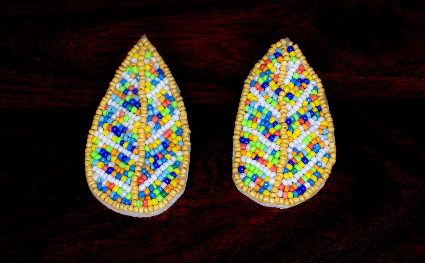 Lavanya Embroidered Earrings : Handmade