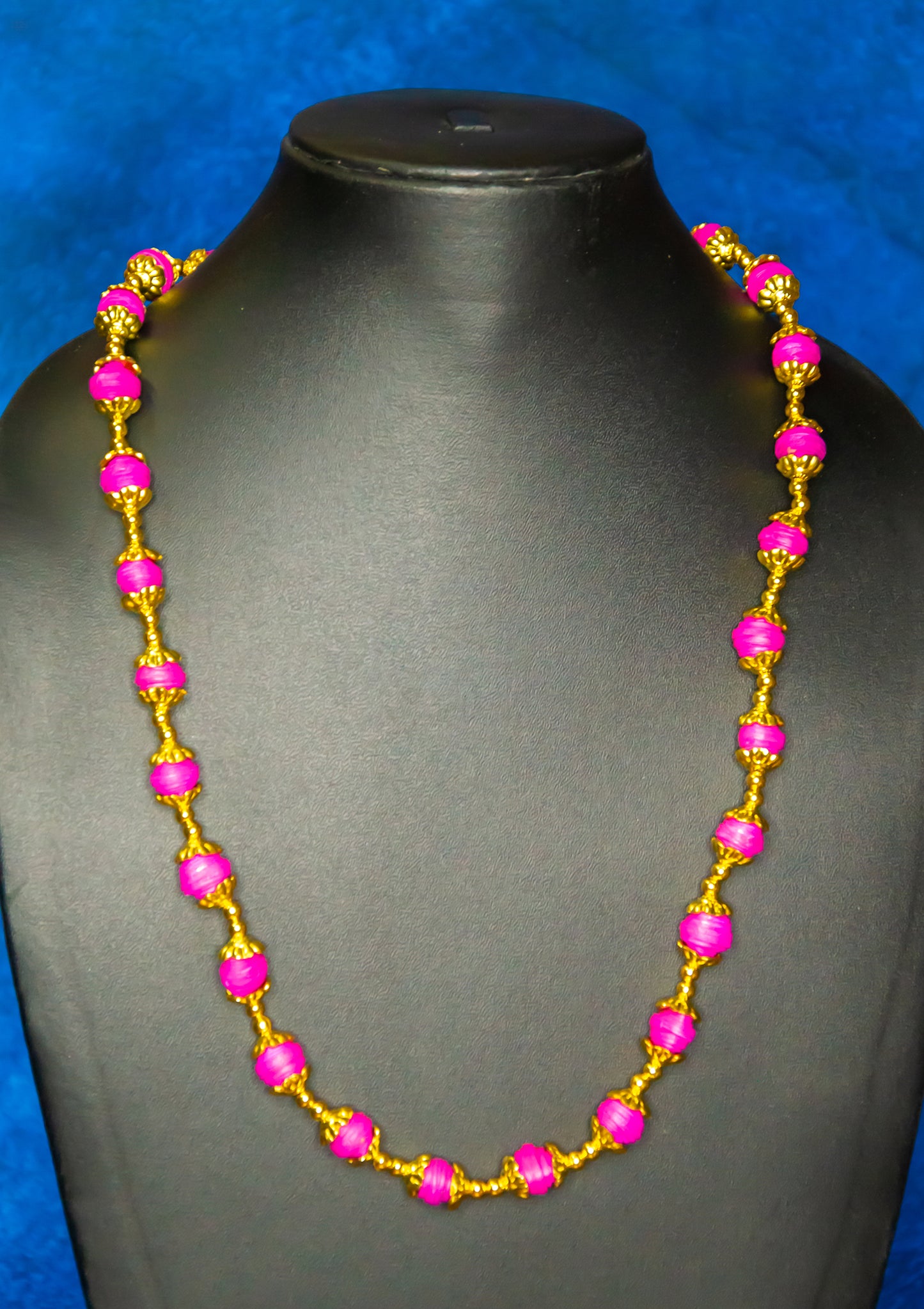 Handmade Jewellery - Handpainted Beads Necklace