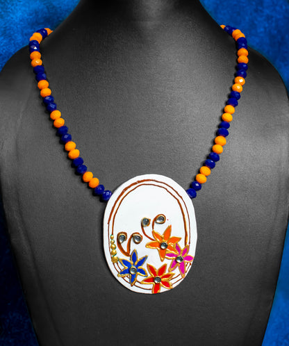 Pranavi Necklace, Handpainted : Handmade