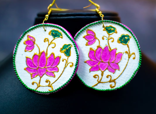 Handmade Jewellery - Handpainted Earrings